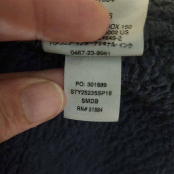 Patagonia Women's Los Gatos 1/4 Zip Pullover in Smoked Blue - Picture 13 of 13